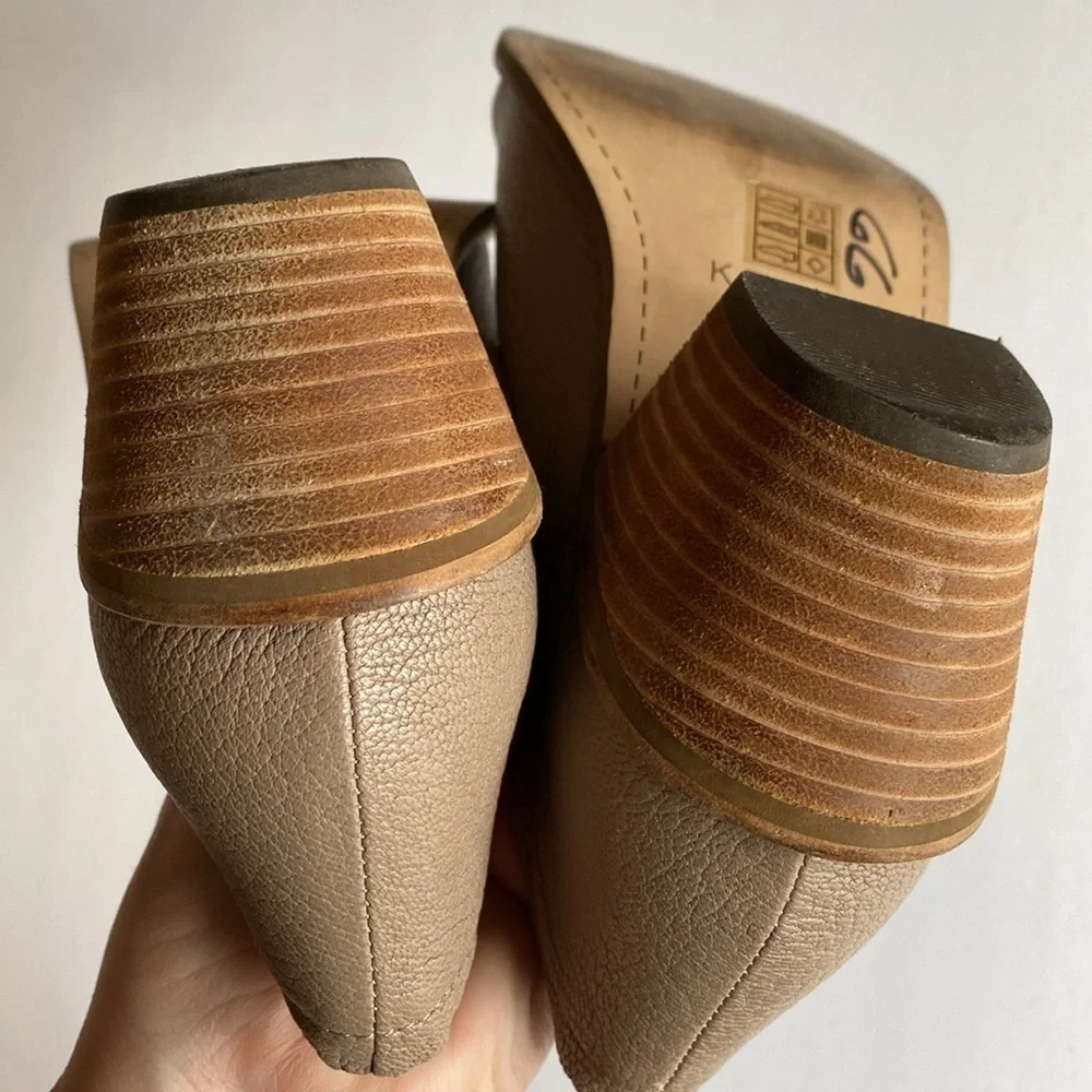Kelsi Dagger Brooklyn Kenmare leather booties women’s 8.5 EUC tan